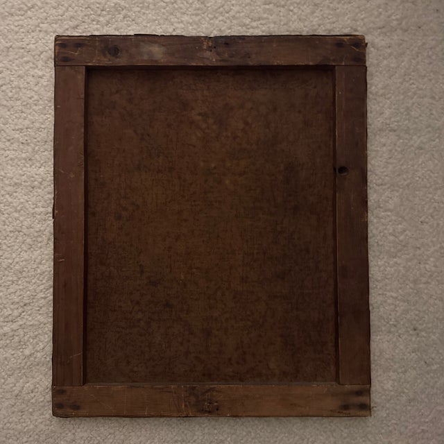 Textile Antique Italian Oil on Canvas Portrait Painting of an Opera Singer For Sale - Image 7 of 8