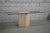 Travertine base table with glass top. Made in Italy, 1970s. I have official proof of authenticity such as vintage...