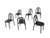 Model 222 Chairs by Robert Mallet-Stevens for Pallucco, 1980, Set of 8 For Sale - Image 3 of 12