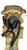 1960's French Regency Gilt and Patinated Bronze Wall Sconce Maison Bagues a - Pair For Sale - Image 11 of 12