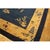1920s Blue Ivory Beige Cream White Rectangle Antique Hand Knotted Pile Wool Rug, Circa Date: 1920s. This exceptional...