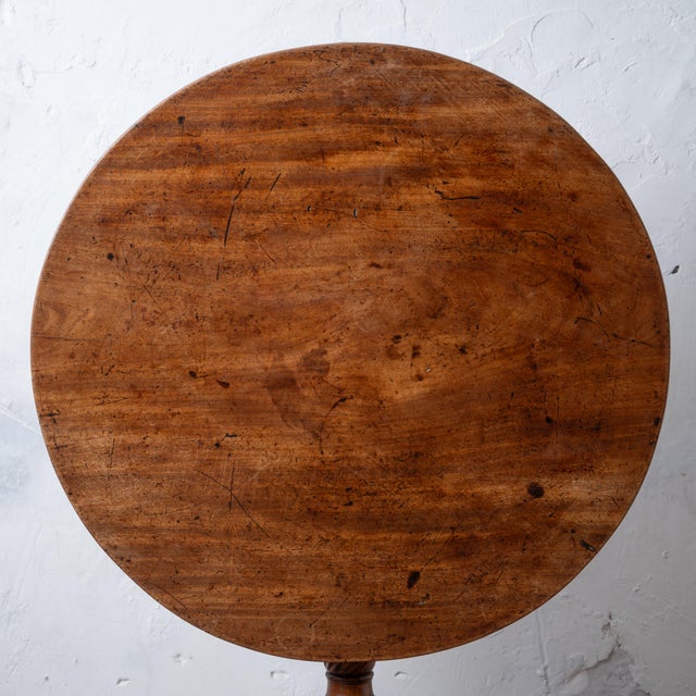 English George III Mahogany Tilt-Top, 18th Century For Sale - Image 3 of 16