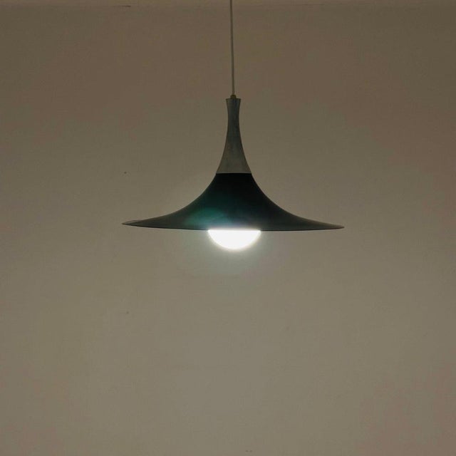 Danish Witch Hat Pendant Lamp by Bent Karlby, 1970s For Sale - Image 9 of 11
