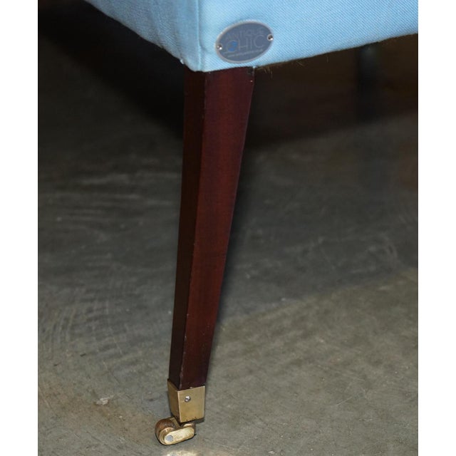 Antique Georgian Sofa Upholstered with American Flag Stars & Stripes, USA, 1820s For Sale - Image 12 of 18