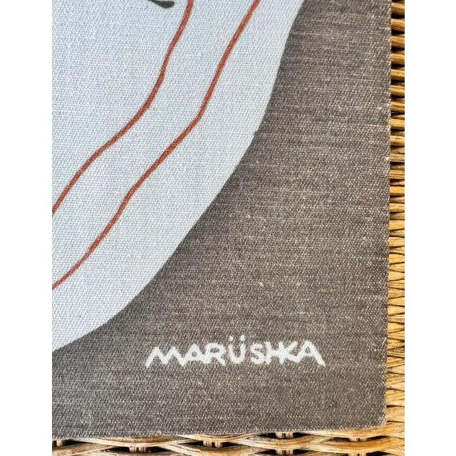 1970s 1970s Nautilus Textile Screenprint by Marushka For Sale - Image 5 of 7