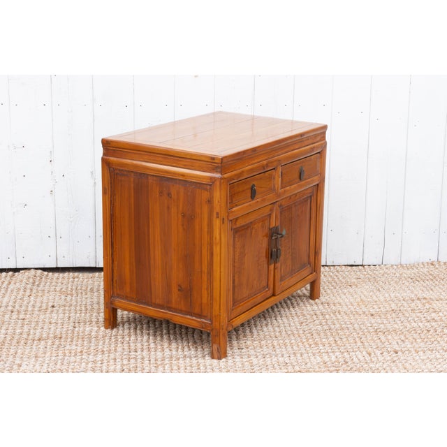 Antique Chinese Cedar Rustic Cabinet For Sale In Los Angeles - Image 6 of 11