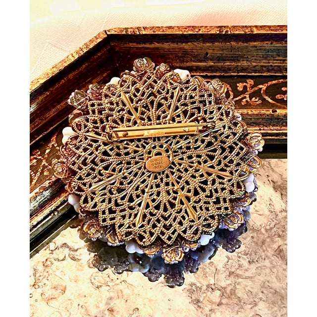 1980s Vintage Stanley Hagler Pin Brooch For Sale - Image 4 of 5