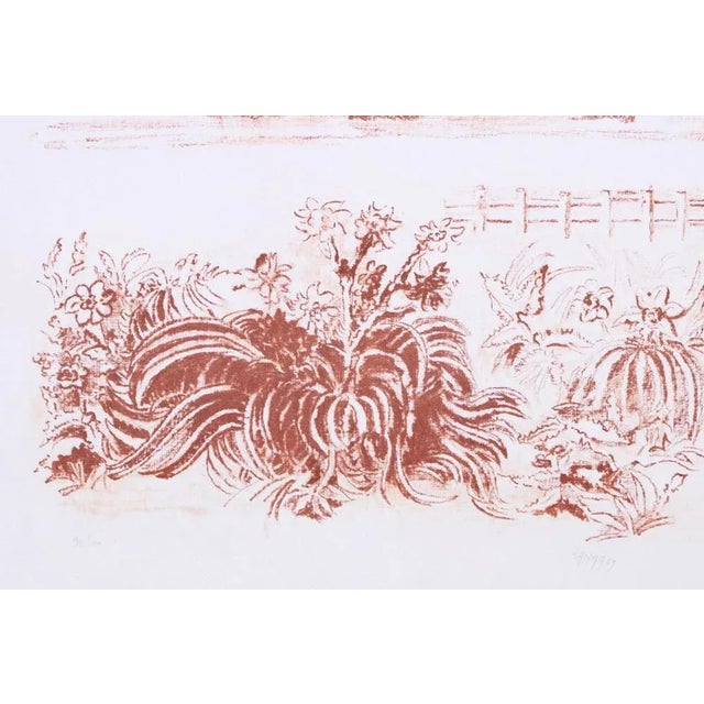 The Sea is an original lithograph by Sandro Sanna in 1969. Hand-signed and dated on the lower right. Edition: 79/100. In...