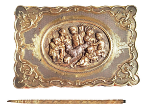 Silver-Gilt Dance Card Holder, 1850, Set of 2