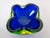 1960s Blue & Yellow Sommerso Murano Glass Bowl, Italy, 1960s For Sale - Image 5 of 11