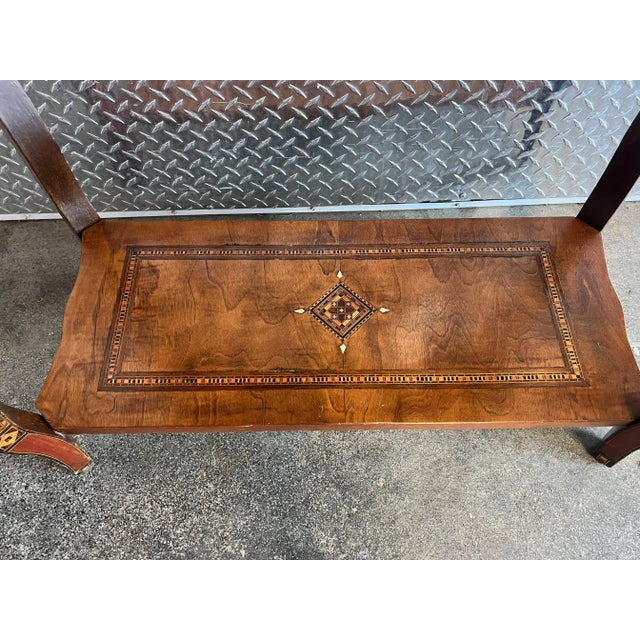 Late 19th Century Antique Inlaid Syrian Gaming Table For Sale In Miami - Image 6 of 11