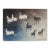Kaiko Moti Signed Mid-Century Modern Blue Horses Aquatint Etching For Sale