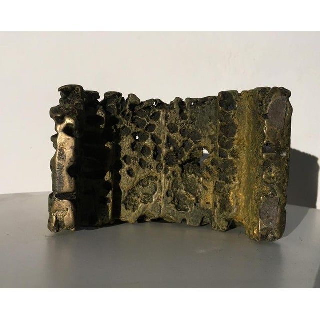 Italian Bronze Abstract Sculpture by Urano Palma, 1985 For Sale - Image 15 of 18