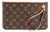 Louis Vuitton Monogram Canvas Neverfull Pochette Wristlet Clutch Bag For Sale
