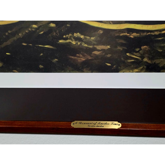 Gordon E. Snidow, A Remnant of Another Time, Offset Lithograph, signed and numbered. Limited Edition. Artist: Gordon E....