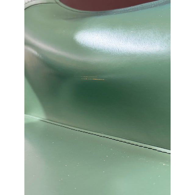 Mid-Century Brazilian Modern De Couro Leather Dining Armchairs - Set of Four For Sale - Image 16 of 17