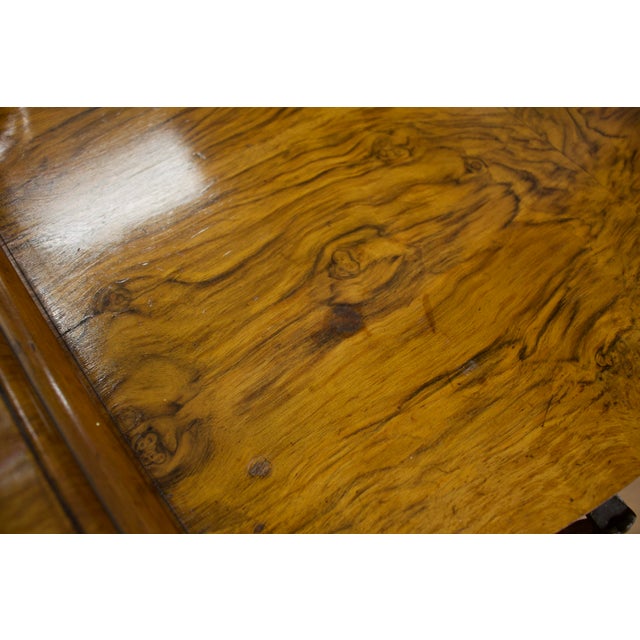 Art Deco Walnut and Walnut Veneer Dressing Table, 1930s For Sale - Image 9 of 12