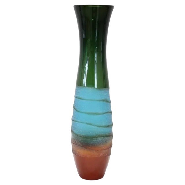 Multicolored Art Glass Vase by Villeroy & Boch, 1990s For Sale