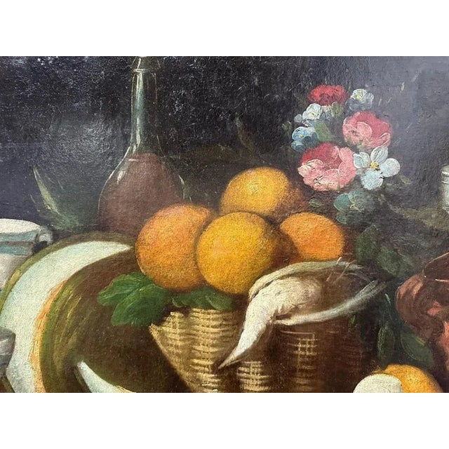 Spanish School Artist, Still Life, 17th Century, Oil on Canvas, Framed For Sale - Image 4 of 7