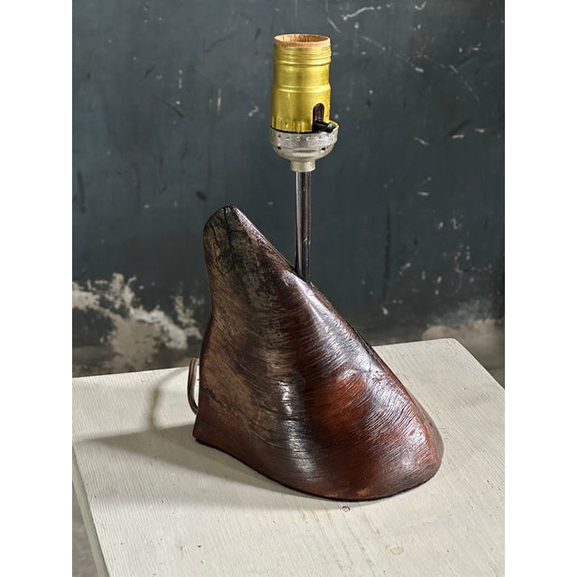 1970s Vintage Organic Shaped Hoof Table Lamp For Sale - Image 5 of 5
