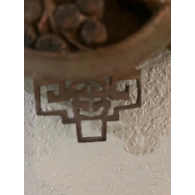 Hand Carved Wood Chinese Wall Plaque Set - 3pc Vintage Chinoiserie Garden Panels For Sale - Image 10 of 18