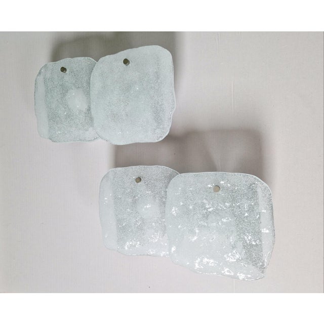Frosted Glass Wall Sconces from Kalmar Francken KG, 1970s, Set of 2 For Sale - Image 11 of 13