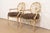 French John Widdicomb French Regency Louis XVI Spider Back Armchairs, Pair For Sale - Image 3 of 12