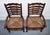 Antique English Rush Seat Ladderback Dining Chairs, 1910s, Set of 6 For Sale - Image 11 of 18