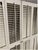 Traditional Vintage Bi Fold Interior Wood Window Plantation White Shutters - a Pair For Sale - Image 3 of 3
