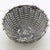Vintage Italian Woven Basket Dollhouse Miniature in Silver 800, 1970s For Sale - Image 3 of 12