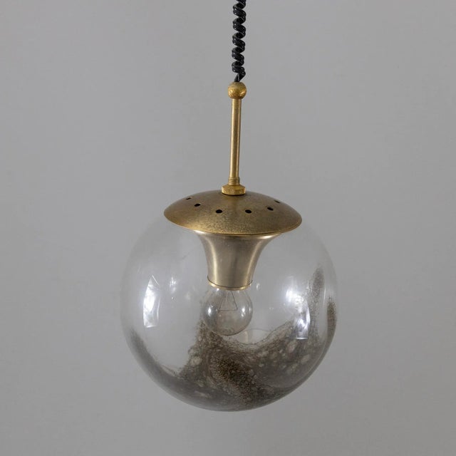Glass Small Pendant Lamp fom La Murrina, 1970s For Sale - Image 7 of 10