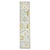 21st Century Turkish Oushak 2X10 Gold, Gray & Ivory, Handmade Runner Rug #1144115