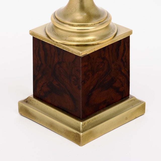 Brass Maison Charles Vintage Brass Table Lamps, Horse Head, Circa 1950 For Sale - Image 8 of 9