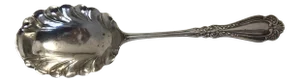 Vintage Silver Plate Large Serving Spoon