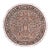 Botanical 1990's Pak-Persian Brown/Gray Wool Round Rug- 6'2'' X 6'3'' For Sale