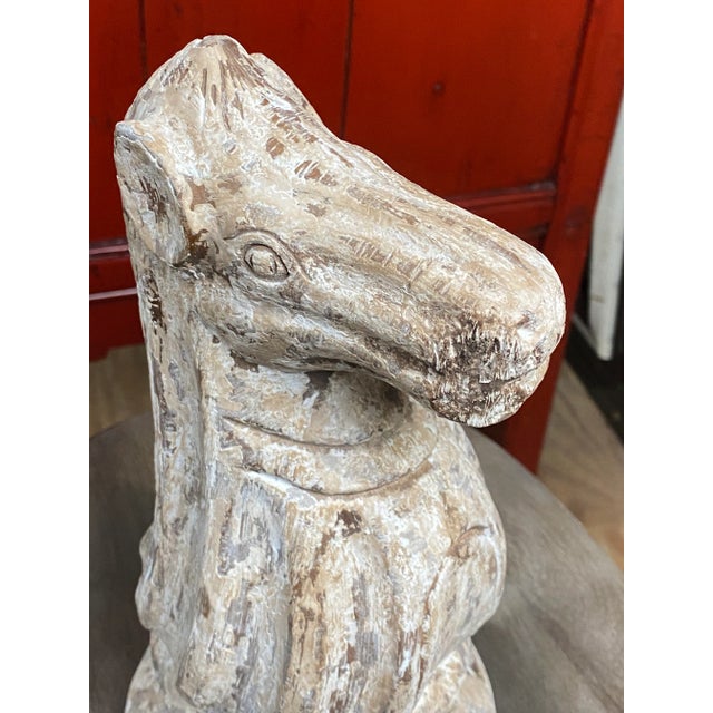 Cream Contemporary Timothy Oulton Knight Chess Piece For Sale - Image 8 of 12