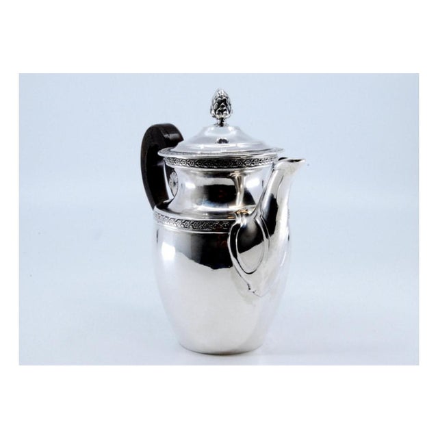 Silver Silver Teapot with Engraved Plant Motifs For Sale - Image 8 of 11
