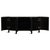 Black Fluted Round Front Sideboard For Sale - Image 4 of 7