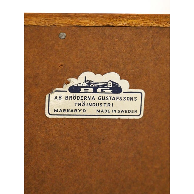 Brown Roll-Top Secretary from Bröderna Gustafssons, 1950s For Sale - Image 8 of 12