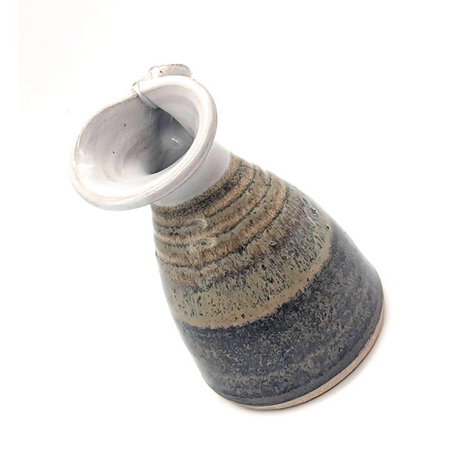 1980s Doe Ridge Studio Glazed Stoneware Bud Vase For Sale In Miami - Image 6 of 14