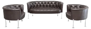 RH 310 Seating Group by Robert Haussmann for de Sede, 1960s, Set of 3