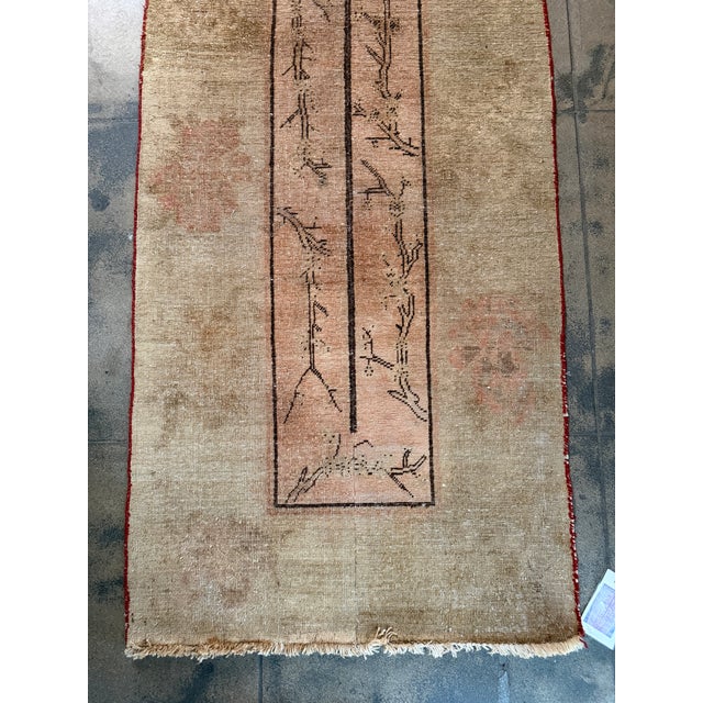 Traditional 1900s Antique Samarkand Runner Rug With Stylized Branch Motifs For Sale - Image 3 of 7