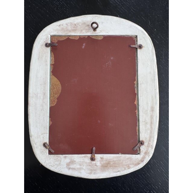 Vintage Ceramic Mirror, 1950s For Sale - Image 4 of 7