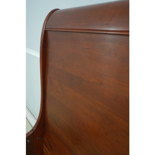 Stickley King Size Marseilles Collection Cherry Bed For Sale - Image 11 of 15