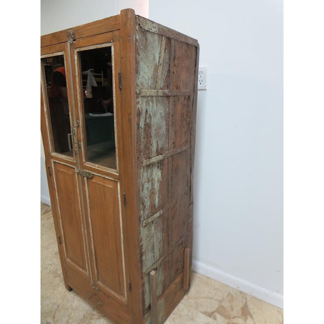 Antique Primitive architectural salvage Hutch China Cabinet Cupboard For Sale In Philadelphia - Image 6 of 11