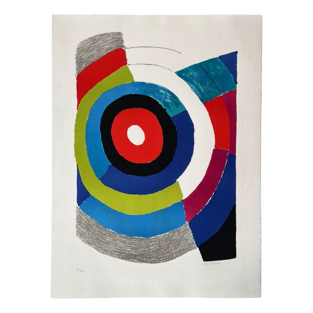 Sonia Delaunay, Target, 1974, Lithograph For Sale