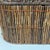1980s Vintage Boho Chic Safari Coastal Tole Elephant, Monkey & Giraffe Faux Wood Bamboo Wastebasket For Sale - Image 16 of 16
