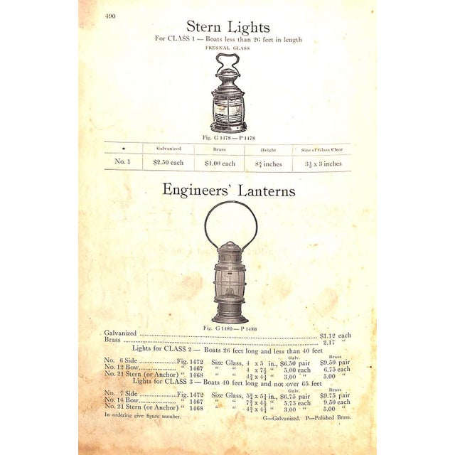 Traditional "Marine Hardware Catalogue No. 80" 1890 For Sale - Image 3 of 12