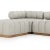 Four Hands Roma Outdoor 4 Piece Sectional With Ottoman, Ash For Sale - Image 4 of 12