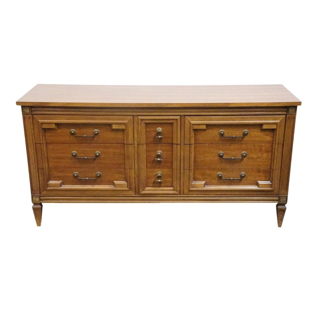 Mediterranean Thomasville Furniture Milano Collection Italian Mediterranean Style 64" Triple Dresser 532-4 For Sale - Image 3 of 15